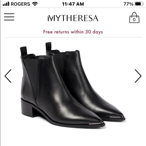 “ACNE STUDIO” “JENSON” Brown Leather Ankle Boots - Picture 14 of 16